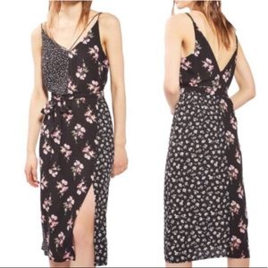 TopShop Floral Patchwork Dress